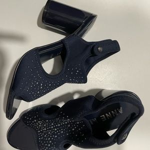 Anne Klein Navy blue heels